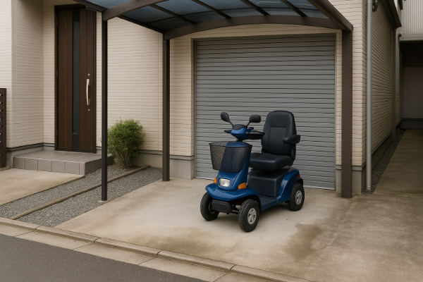 自宅でのシニアカー保管場所は?