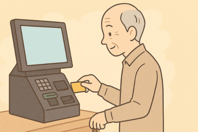 セルフレジでの使い方