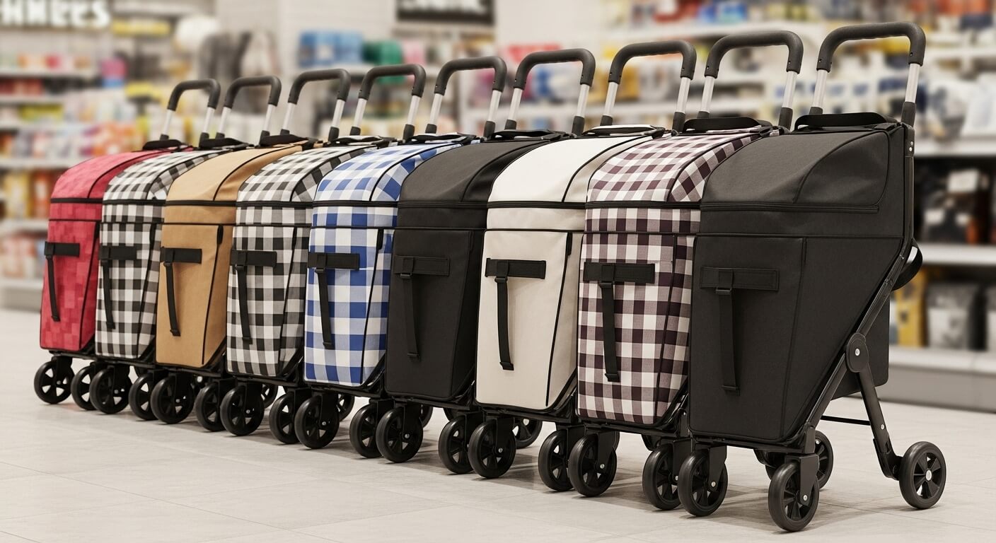 価格帯別の4輪ショッピングカート