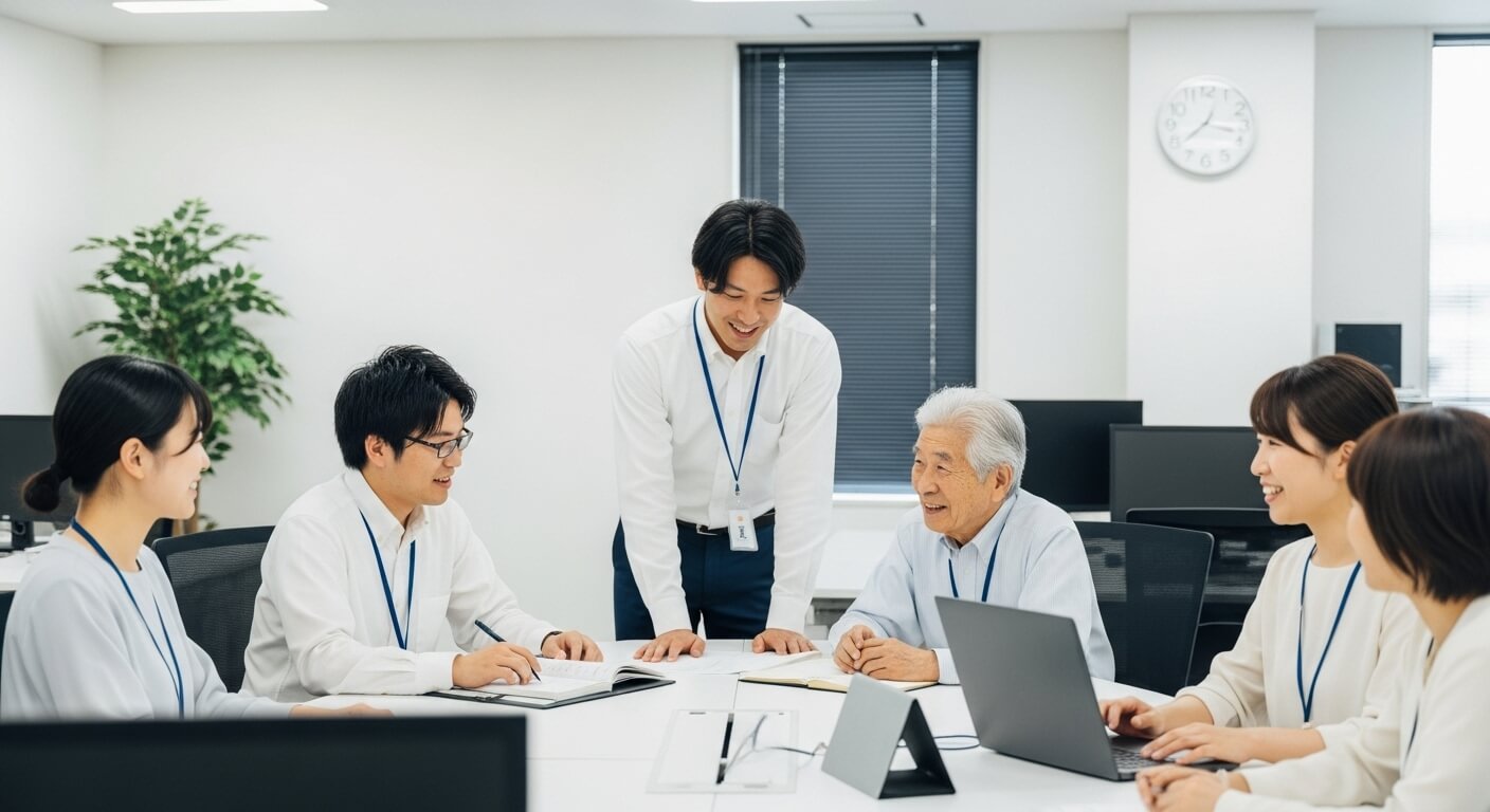 シニアと若手が協力できる職場とは?大手企業の事例
