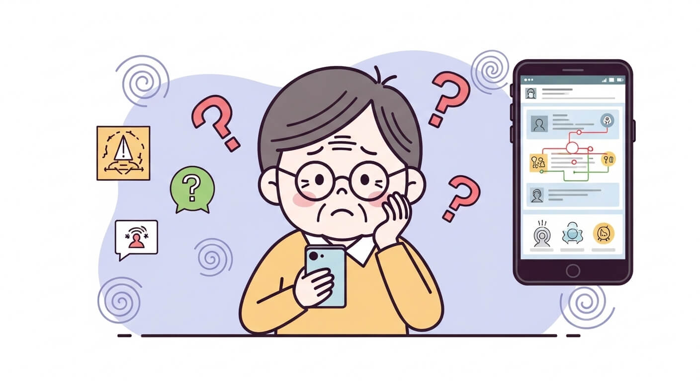 高齢者・老人がスマホを使えない理由