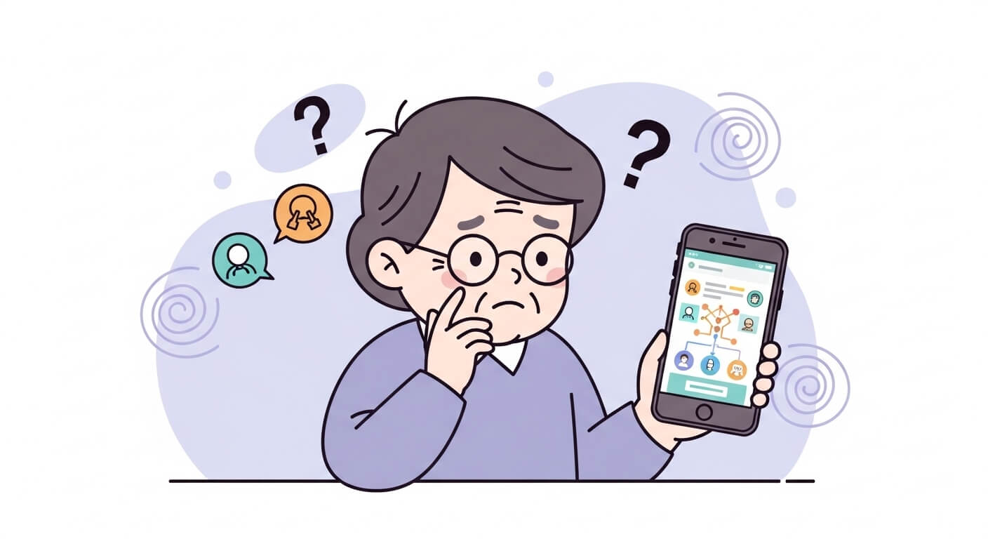 スマホが難しいと感じる高齢者の声