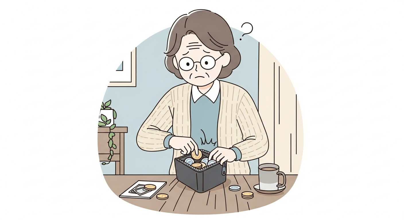 高齢者が財布を使いにくい理由