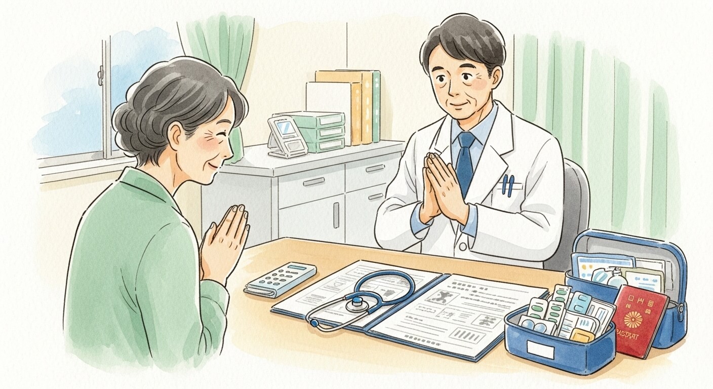 海外旅行70歳以上の健康準備|かかりつけ医への相談ポイント