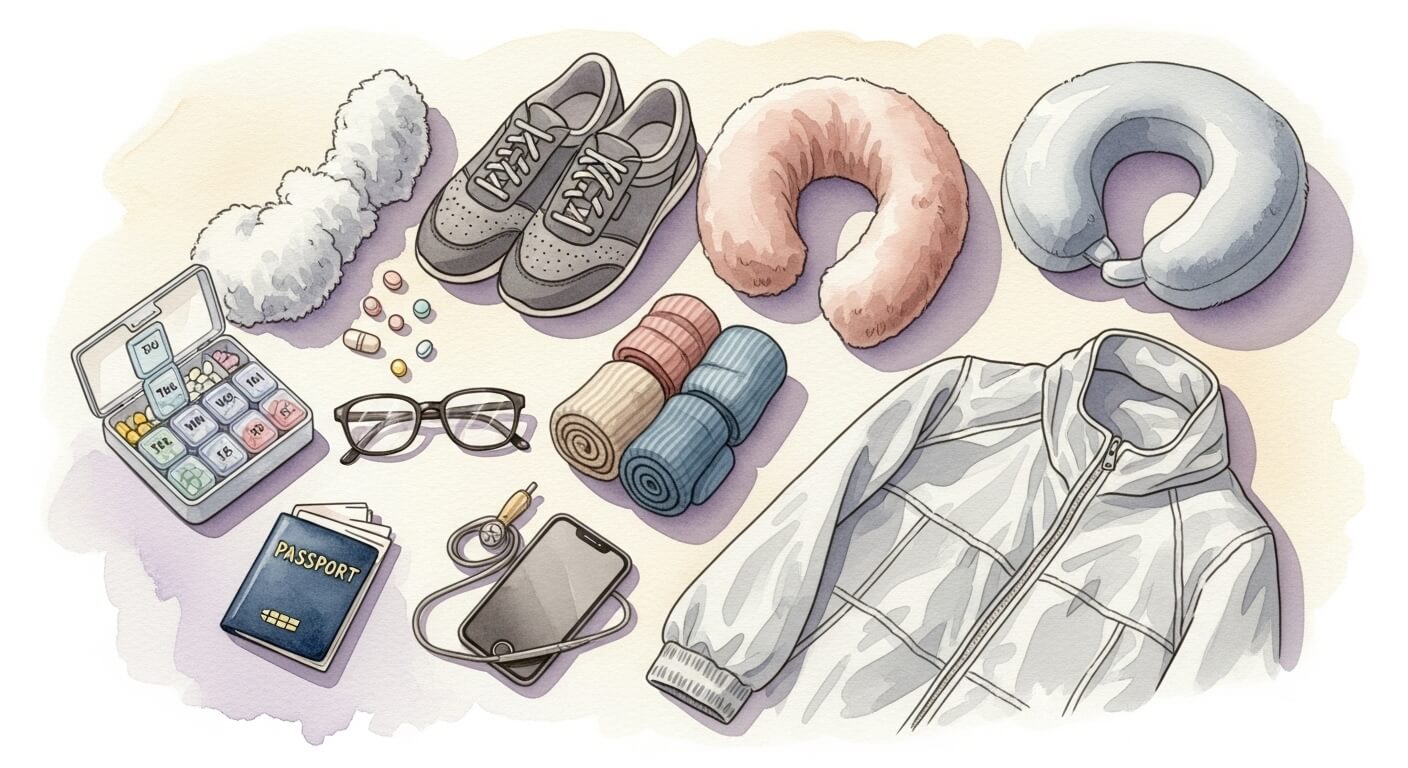 持ち物リスト|70代ならではの必需品と便利グッズ