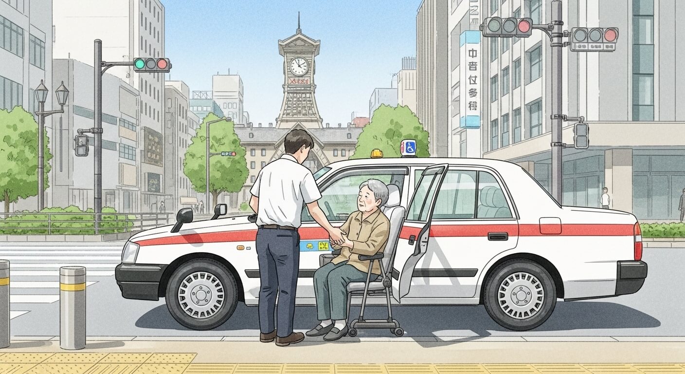 高齢者も安心の札幌タクシー観光ガイド