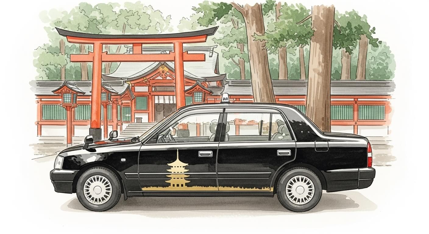 京都あまり歩かない観光・観光タクシー